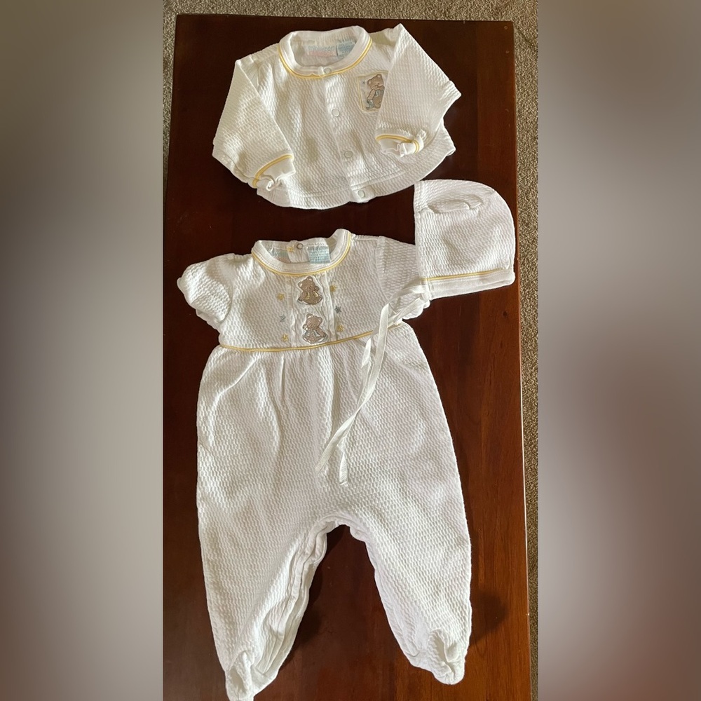 Miniwear Classics boys size 3/6 mos three-piece cotton set